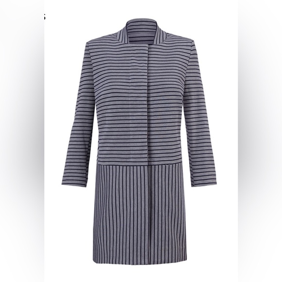 CAbi Jackets & Blazers - CAbi Gray Striped Blazer